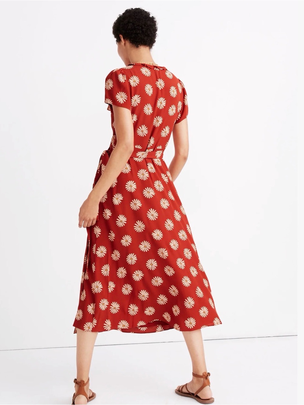 Madewell Wrap Midi Dress - Picture 3 of 7
